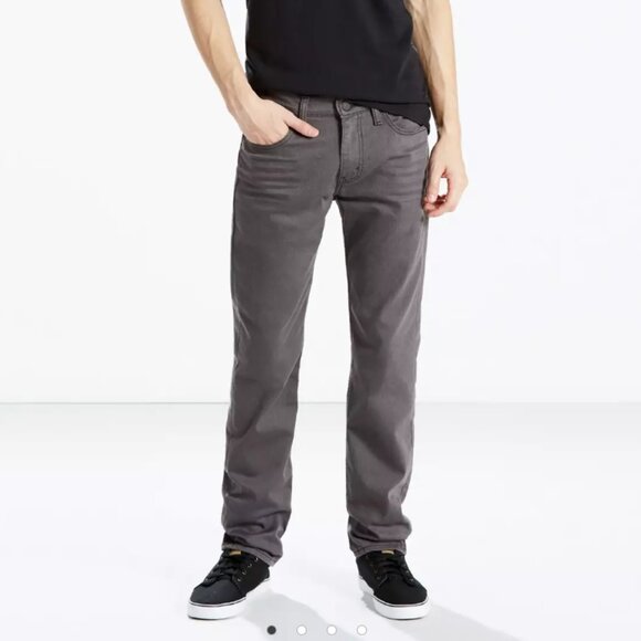 Levi's Men's 511 Slim Fit Straight Leg Gray Jeans Size 29x32 - Picture 1 of 10